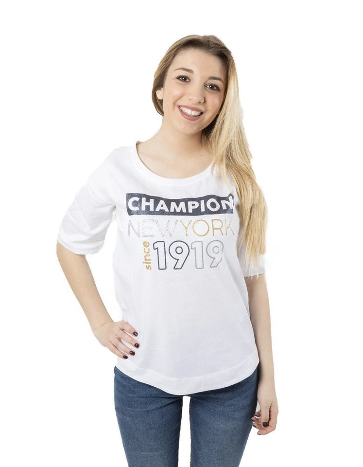 T-Shirt Women Lady Tee CHAMPION - Image 1 of 1