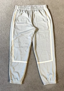 Bristol Studio BR-STOL STUD-O Men's Gray Eyelet Mesh Warm Up Pants - Size XL - Picture 1 of 7