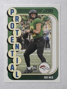 2024 Score Bo Nix #11 Protential Denver Broncos - Bild 1 von 2