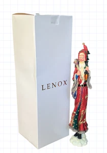 Lenox Vecchio Mondo Babbo Natale Matita 13,5" Natale Vacanze IOB con COA EUC - Foto 1 di 14