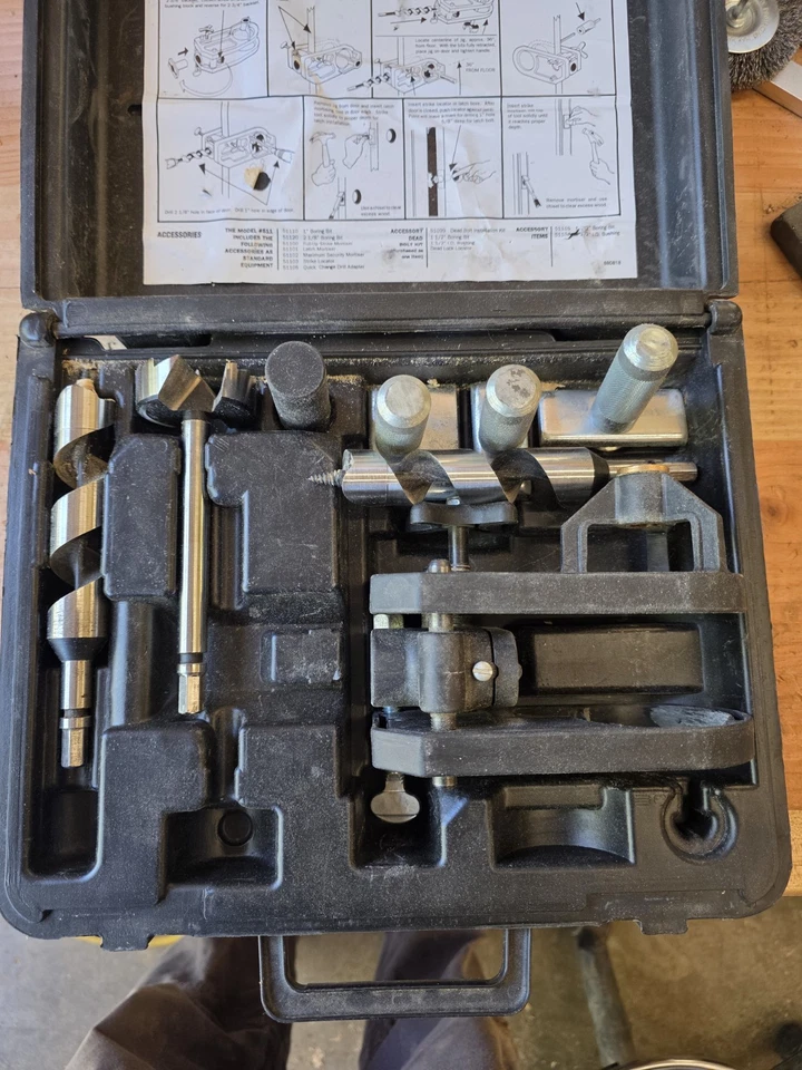 plantilla cerradura cilíndrica cable porter 511 Foto 1 de 2