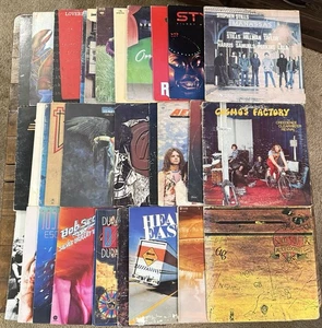 30 Vintage 1970-80s Vinyl LP Record Albums LOT Hard Classic Rock Pop Nice Mix A - Picture 1 of 19