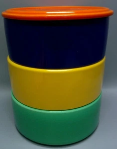 Homer Laughlin Kitchen Kraft Refrigerator Jar Stack Set with Lid - Picture 1 of 3