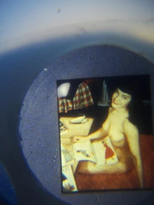 🌟 Visor de diapositivas de TV de recuerdo de los años 50 con Bettie Page Jayne Manfield 🌟 ¡Chicas pinup!! Foto 1 de 4