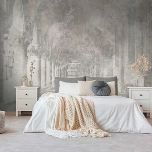 Foto Mural Con Histórico Palastarchitektur Im Verwaschenem Vintage Mira Como V - Imagen 1 de 4
