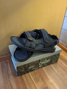 Bio Comfort Herren Outdoor Sandalen Gr. 41 Schwarz . OVP. NEU. - Bild 1 von 8