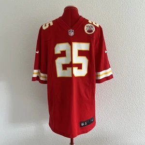 Nike Jamaal Charles #25 Kansas City Chiefs Jersey Men's 44 Elite Red Home Signed - Picture 1 of 13