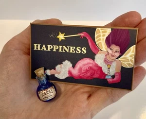 Shrek Fairy Godmother’s Happiness Card & Mini Potion Bottle Replica  - Picture 1 of 4