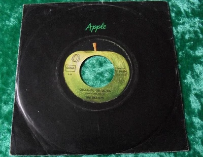 Single 7" The Beatles - OB-LA-DI, OB-LA-DA / While my guitar gently weeps - Bild 1 von 3