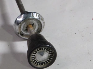 54 Mercury OEM Headlight Switch Knob with Dash Bezel FDC-1661-A - Picture 1 of 8