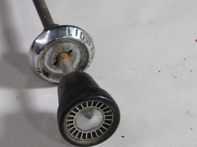 54 Mercury OEM Headlight Switch Knob with Dash Bezel FDC-1661-A - Image 1 of 4