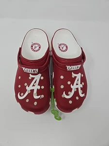 Zuecos clásicos Crocs University of Alabama talla 10 hombres talla 12 mujeres NUEVO Roll Tide - Imagen 1 de 11