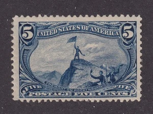 MATT'S STAMPS SCOTT#288 TRANS-MISSISSIPPI 5-CENT FREMONT ON ROCKIES, MNH CV$275 - Picture 1 of 3