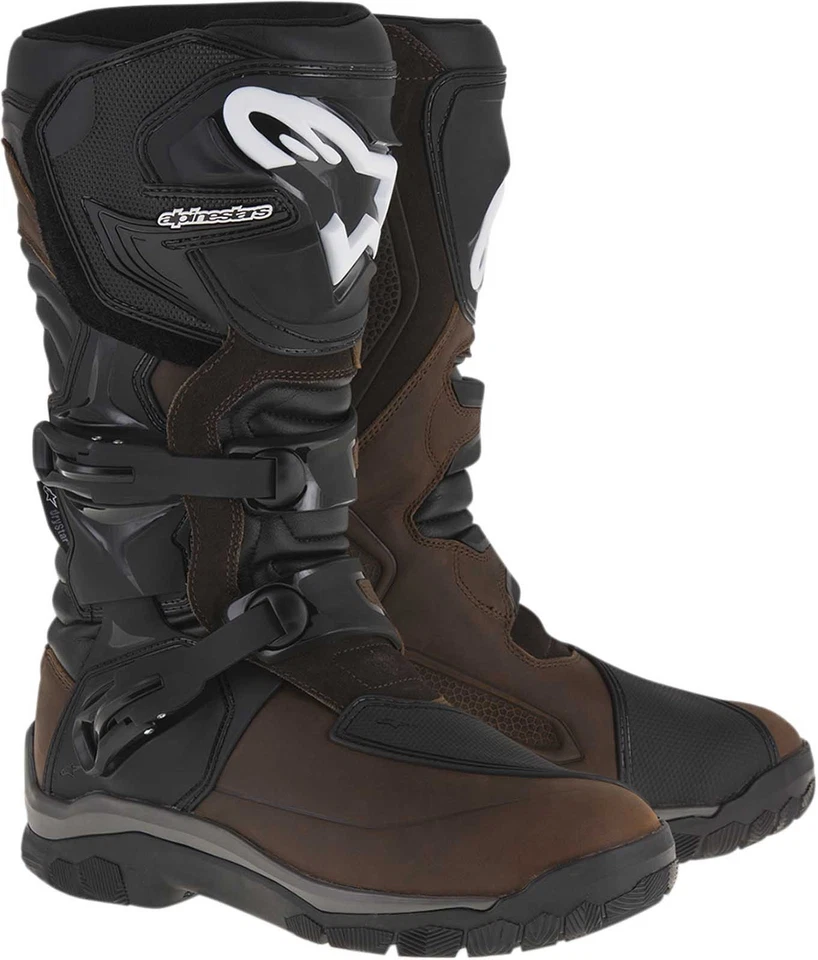 Botas Alpinestars Corozal Adventure Drystar couro oleado - Enduro impermeável - Imagem 1 de 1