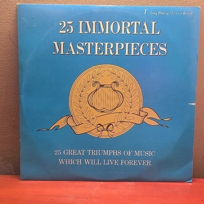 25 Immortal Masterpieces : 25 Great Triumphs Of Music - Vinyl Record LP  - Image 1 of 4
