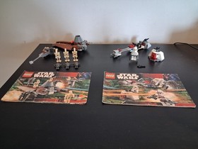 LEGO Star Wars 7655 & 7654 incomplete (Clone Troopers and Droids Battle Packs)