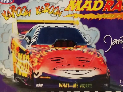 Vintage NHRA Jerry Toliver Mad Magazine 1998 Pontiac Funny Car - Image 1 of 4