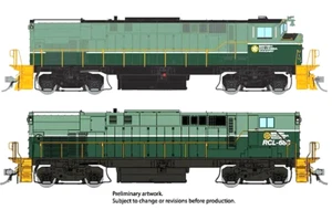 Rapido HO Scale ~ M420 British Columbia Railway #645 & #687 ~ DC Version ~ 33026 - Picture 1 of 6