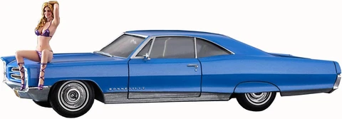 Hasegawa 1/24 1966 American Coupe Type P w / Blonde Girls Figure SP424 Cover