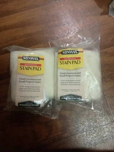 2x Minwax 5" Handheld Stain Pad for Oil Based Stains & Clear Coats #423546000 - Picture 1 of 9