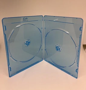 10 custodie DVD Blu-Ray doppie sottili 7 mm di alta qualità con logo Blu-Ray, BL0702 - Foto 1 di 3