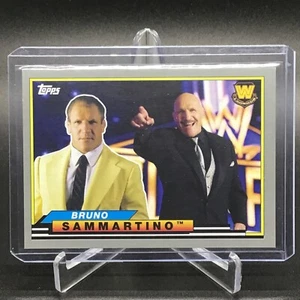 2018 Topps Heritage WWE Big Legends Silver /25 Bruno Sammartino #BL-8 HOF - Picture 1 of 2