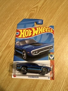 Plymouth GTX 166/260 1971 azul Hot Wheels - Imagen 1 de 2
