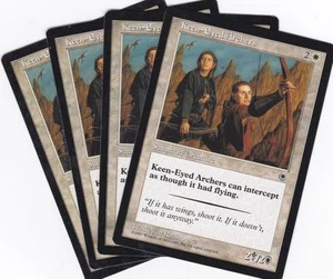 Magic MTG Portal: Keen-Eyed Archers X 4 - Picture 1 of 1
