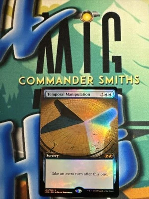 Temporal Manipulation (Box Topper) ✨ Extended FOIL ✨ Ultimate Masters MTG NM - Image 1 of 2