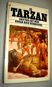 Tarzan and the Ant Men Edgar Rice Burroughs 1972 PB # 10 Robert Abbett Art - Picture 1 of 2