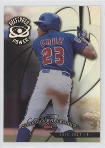 1998 Donruss Collections Preferred Prized Collections /55 Jose Cruz Jr #PC747