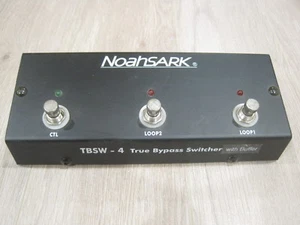Noah'sArk NoahsArk TBSW-4 True Bypass Switcher Loop FootSwitch Pedal Foot Switch - Picture 1 of 3