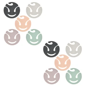 10 Soxy Sockenklammern Sockenclips Sockenhalter aus Kunststoff bunt - Bild 1 von 5