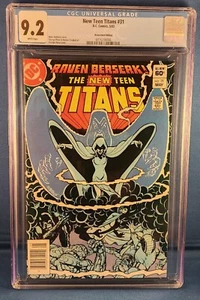 Nuevo Teen Titans #31 CGC 9.2 1983 raro como edición de quiosco - Imagen 1 de 2