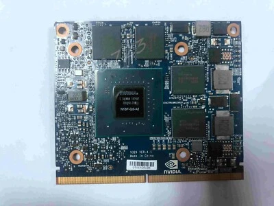 HP ZBOOK 15 G3 DELL 7510 7520 M4800 M2000M N16P-Q3-A2 4GB DDR5 Video Card  - Image 1 of 3