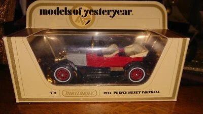Matchbox Models Yesteryear 1/47 1914 Prince Henry Vauxhall Y-2 Diecast - Image 1 of 2