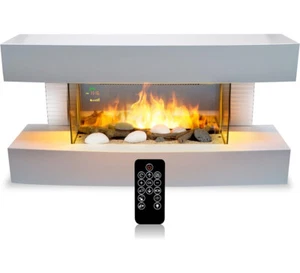 Classic Fire Caminetto Elettrico Toronto 2000W Stufa Elettrica LED e Telecomando - Foto 1 di 8