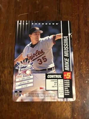 2002 MLB Showdown Mike Mussina Super Season Pennant Run #101 Orioles - Image 1 of 2