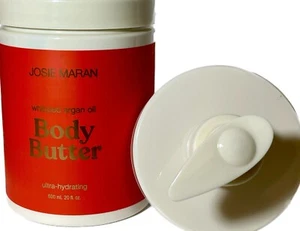 Josie Maran Whipped Argan Oil Body Butter Peppermint Bark 20 oz/600ml Super Size - Picture 1 of 3