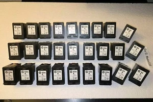 27ct - (23) GENUINE EMPTY HP 63XL BLACK + (4) HP 63 BLACK INK CARTRIDGES! - Photo 1/8