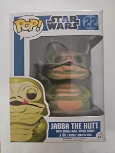 Jabba the Hutt Pop 22 - Blue Box Star Wars Funko Pop! Vinyl 2014 - Vaulted + P/P - Picture 1 of 3