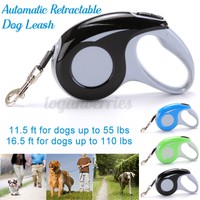 5M  Leash Automatic Retractable Extending Pet Leashes  Collars Walking  A D G