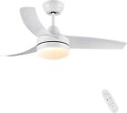 Ceiling Fans with Lights and Remote Ceiling Fans with Lamps White 42'' CJOY