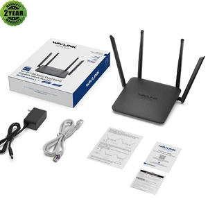 Wavlink BE3600 Wi-Fi 7 Router Mesh Wi-Fi Repeater AP VPN Guest WiFi 3*LAN+WAN - Picture 1 of 14