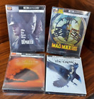 Dune 2/ Departed/ Crow/ Mad Max:Fury Road 4K Steelbooks-w/PROTECTIVE SLEEVE-NEW!