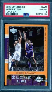 Kobe Bryant Card 2002-03 Upper Deck #LA13 PSA 8 - Picture 1 of 2