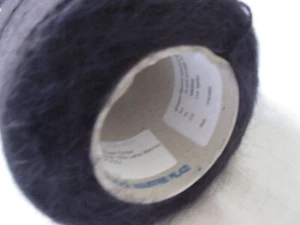 Angora 70% Filpucci, Kaninchenhaar, schwarz 330gr netto (ohne Kone) - Bild 1 von 6