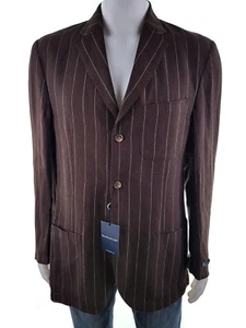 Polo Ralph Lauren T. 50 Marrón Blazer de hombre Lino Manga larga - Imagen 1 de 5