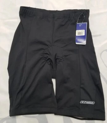 男式 REEBOK Hydromove 弹力黑色镶边循环短裤 XL 码黑色 — 第 1/4 张图片