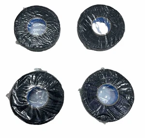 Renfrew (4) Pack SJS 3/4” X 60’ Sealed Friction Hockey Tape Black Made In Canada - Picture 1 of 7